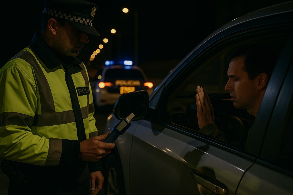 Delito por negarse a soplar