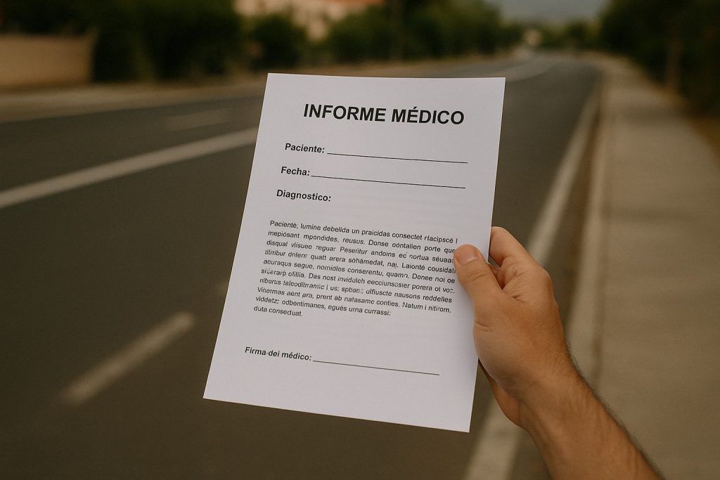 Cálculo indemnización accidente tráfico