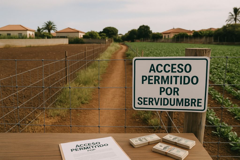 Servidumbre de paso finca